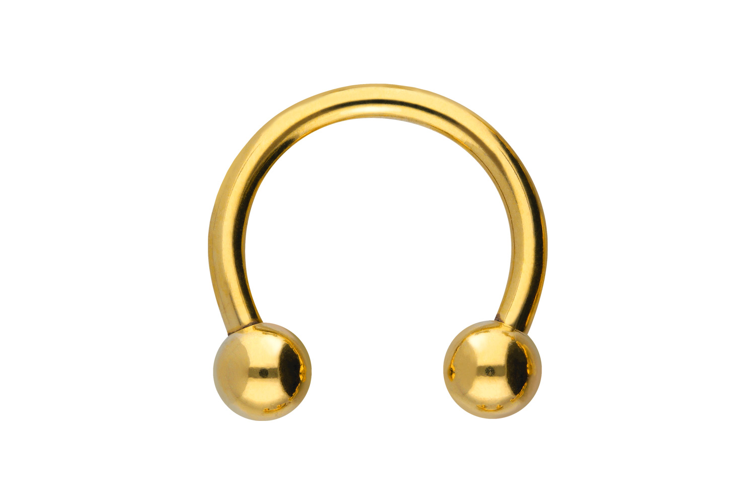 Titan Hufeisenring Piercing mit Innengewinde